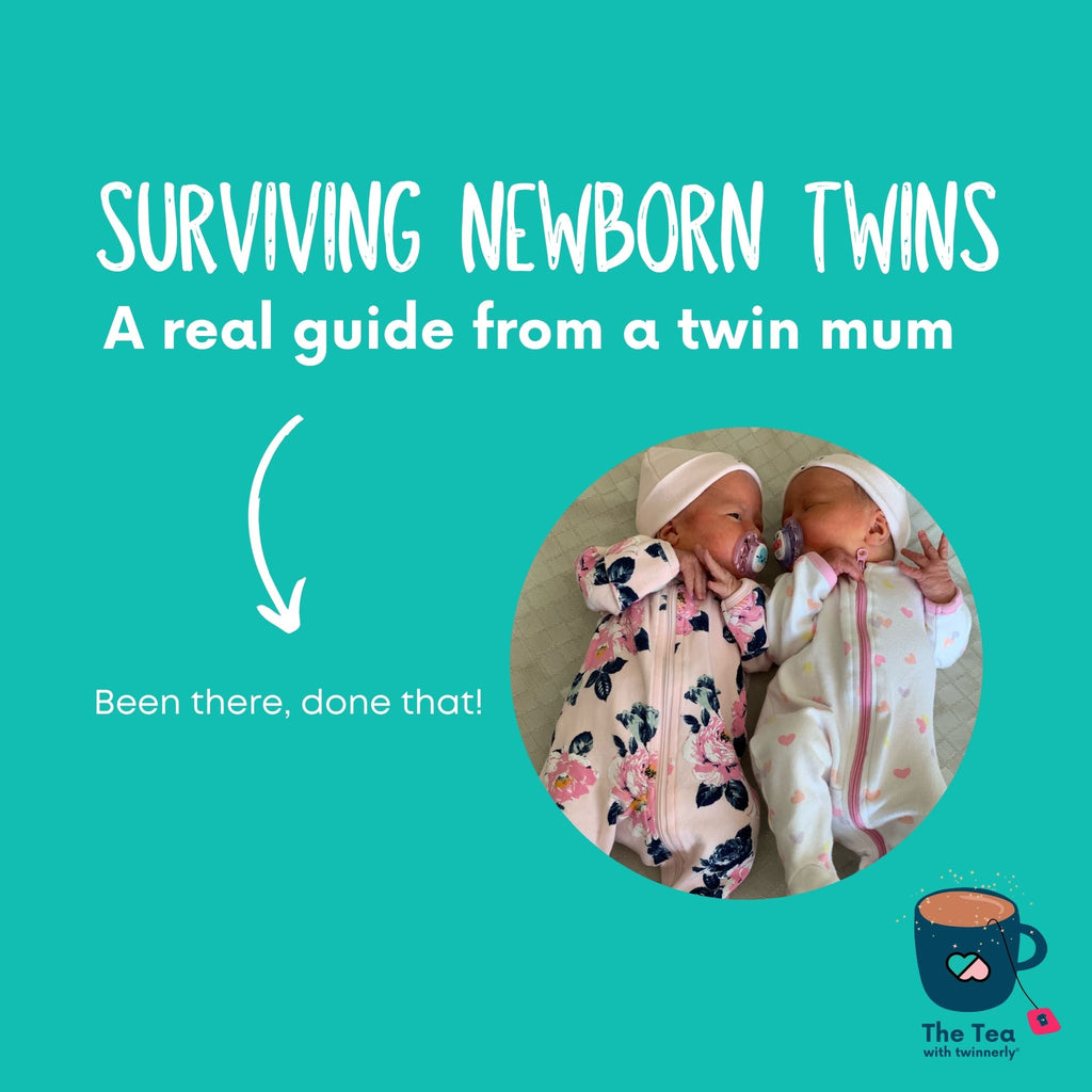 A real guide to surviving the first month with newborn twins